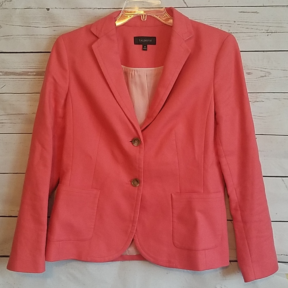 Coral Talbots Blazer